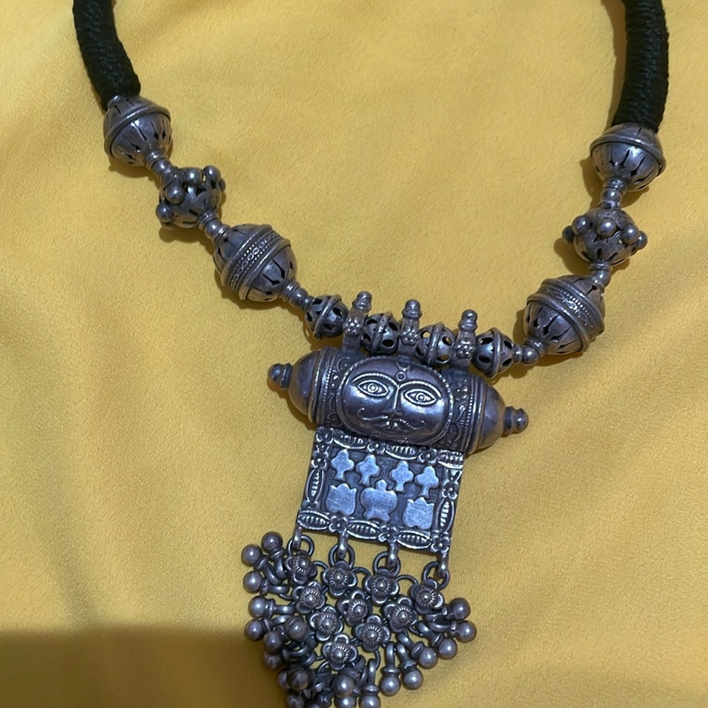 Silver Buddha neckace